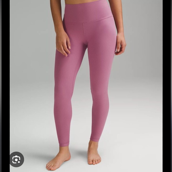 LULULEMON Align Ribbed High Rise Pant 25” - Picture 1 of 4